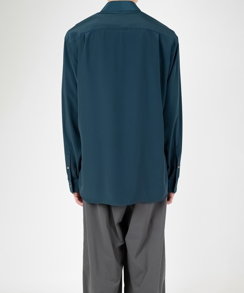 LAD MUSICIAN(ラッドミュージシャン)の「DECHINE COMFORT SHIRT(シャツ/ブラウス・メンズ・ネイビー系/ブラック・42/44/46)」の4枚目の写真