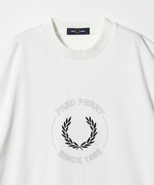 FRED PERRY(フレッドペリー)の「<FRED PERRY>サークル グラフィック ロゴ 半袖 Tシャツ(Tシャツ/カットソー・メンズ・ホワイト/ブラック・M/L)」の9枚目の写真