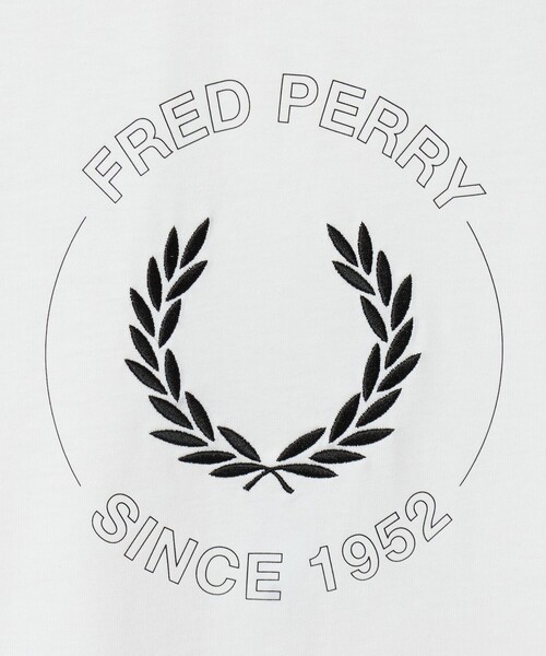 FRED PERRY(フレッドペリー)の「<FRED PERRY>サークル グラフィック ロゴ 半袖 Tシャツ(Tシャツ/カットソー・メンズ・ホワイト/ブラック・M/L)」の10枚目の写真