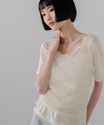 LOWRYS FARM | チュールレイヤードＳＳ 1032082(Tシャツ/カットソー)
