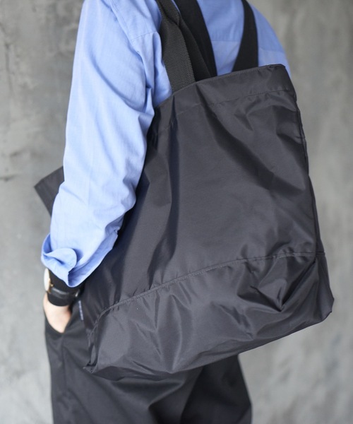 MELO(メロ)の「【MELO】メロ/TOTE BACK(Lサイズ) MADE IN USA(New York)(トートバッグ・メンズ・オレンジ/カモフラージュ/ベージュ系その他/ブラック系その他・FREE)」の2枚目の写真
