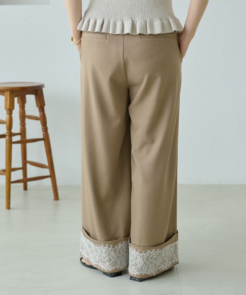 apres jour clair（アプレジュールクレア）の「【apres jour clair】レースデザインパンツ（その他パンツ・レディース・ブラウン系その他/グレー/ベージュ・LARGE/SMALL/MEDIUM）」の5枚目の写真