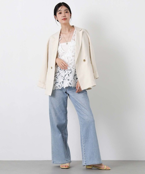 Gready Brilliant(グレディブリリアン)の「ボタニカルポイントブラウス(シャツ/ブラウス・レディース・オフホワイト・38)」の3枚目の写真