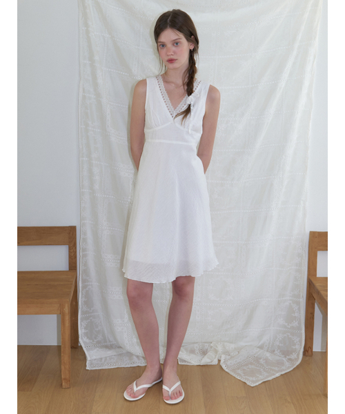 RE_L(リエル)の「Forras lace midi dress (white)(ワンピース・レディース・その他・MEDIUM/SMALL)」の2枚目の写真