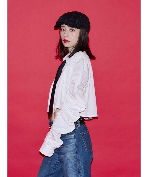 jouetie(ジュエティ)の「【SOMETHING×PosTokyo】Straight Loose Denim(デニムパンツ・レディース・ブルー/ブラック・SMALL/MEDIUM)」の11枚目の写真