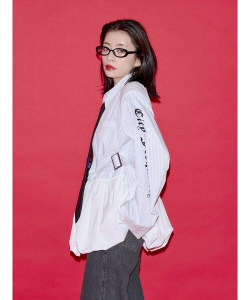 jouetie(ジュエティ)の「【SOMETHING×PosTokyo】Straight Loose Denim(デニムパンツ・レディース・ブルー/ブラック・SMALL/MEDIUM)」の20枚目の写真