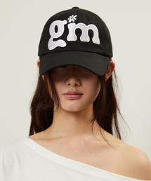 GIMOR（ギマー）の「GM Flower Ball Cap Black（キャップ）」
