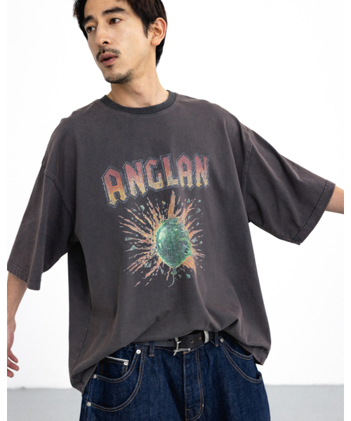 ANGLAN(アングラン)の「Vintage Blast Graphic Tee - Charcoal(Tシャツ/カットソー・メンズ・その他・1/2)」の6枚目の写真