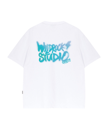 フェードライトニング クールコットン オーバーサイズ 半袖Tシャツ