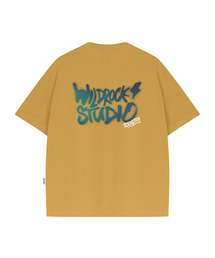 フェードライトニング クールコットン オーバーサイズ 半袖Tシャツ