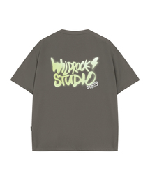 フェードライトニング クールコットン オーバーサイズ 半袖Tシャツ
