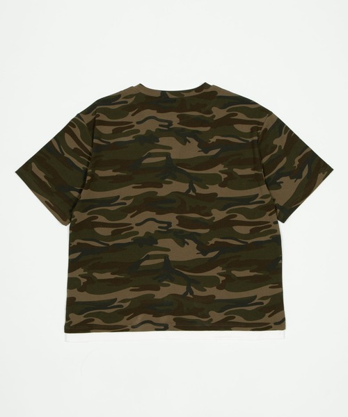 WEGO(ウィゴー)の「WEGO/【26年春夏新作】カモフラレイヤードスキッパーT(Tシャツ/カットソー・メンズ・その他1・LARGE/MEDIUM)」の5枚目の写真