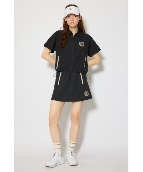 rienda(リエンダ)の「【RIENDA GOLF 一部店舗・WEB限定】バイカラージップポイントスカート(スカート・レディース・ブラック/ピンク・MEDIUM/SMALL)」の3枚目の写真