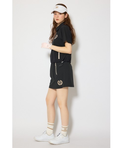 rienda(リエンダ)の「【RIENDA GOLF 一部店舗・WEB限定】バイカラージップポイントスカート(スカート・レディース・ブラック/ピンク・MEDIUM/SMALL)」の4枚目の写真