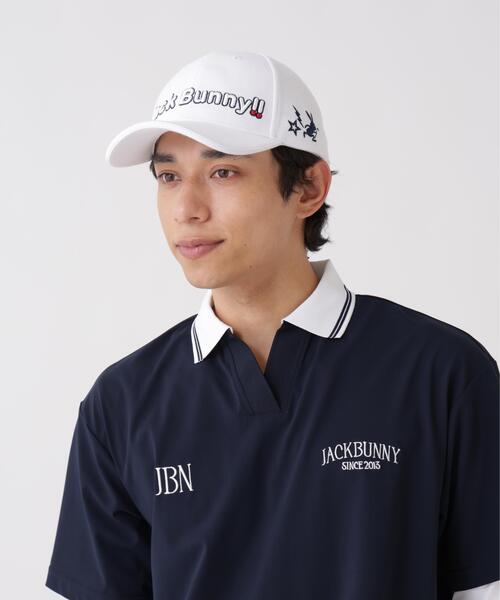 Jack Bunny!!(ジャックバニー)の「【Jack Bunny!!】キャップ (UNISEX)(キャップ・レディース・ホワイト/ブラウン/ネイビー/イエロー・FREE)」の2枚目の写真