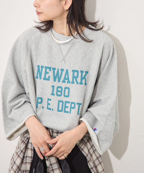 別注【CHAMPION/チャンピオン】 for JS C/N HALF SLEEVE SWEAT