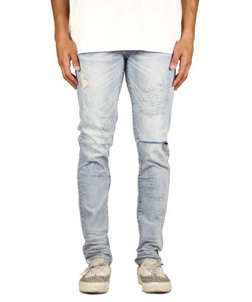 HYPER DENIM(ハイパーデニム)の「ライトブルースリットジーンズ(デニムパンツ・メンズ・その他・28inc)」の1枚目の写真