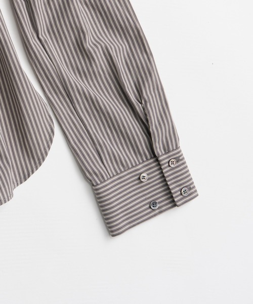 PRANK PROJECT(プランクプロジェクト)の「【2026Autumn Pre-Order】ドッキングシャツチュニック / Docking Shirt Tunic(シャツ/ブラウス・レディース・グレー/ブラック・FREE)」の9枚目の写真