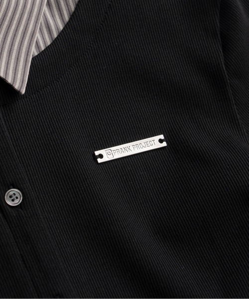 PRANK PROJECT(プランクプロジェクト)の「【2026Autumn Pre-Order】ドッキングシャツチュニック / Docking Shirt Tunic(シャツ/ブラウス・レディース・グレー/ブラック・FREE)」の6枚目の写真