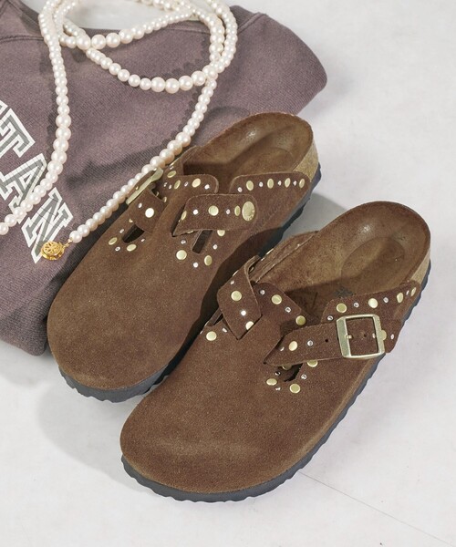SHIPS(シップス)の「【SHIPS EXCLUSIVE】BIRKENSTOCK: BOSTON REVET(サンダル・レディース・ダークグレー/ブラウン・39/38/37/36/35)」の2枚目の写真