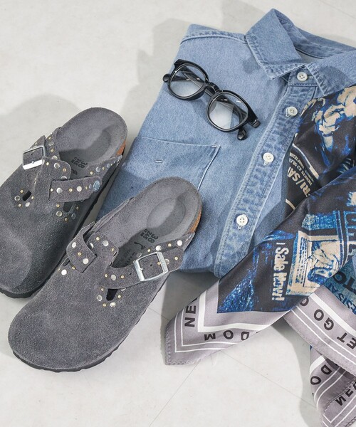 SHIPS(シップス)の「【SHIPS EXCLUSIVE】BIRKENSTOCK: BOSTON REVET(サンダル・レディース・ダークグレー/ブラウン・39/38/37/36/35)」の8枚目の写真