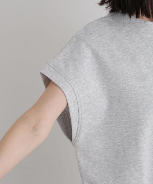 NANO universe(ナノユニバース)の「接触冷感ダンボールカットハーフジップトップス(セットアップ可)(Tシャツ/カットソー・レディース・ブラック/ブラウン/グレー・FREE)」の22枚目の写真