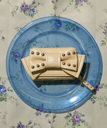 GRAIN | 【GRAIN/グレイン】三つ折りスタッズリボンウォレット(財布)