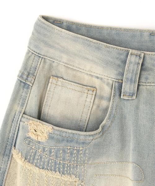 SIS(エスアイエス)の「SIS/エスアイエス/Layred Crush Denim(デニムパンツ・レディース・その他4・L/M)」の3枚目の写真