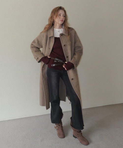 TWEE(トゥウィー)の「ニシャヴィンテージウォッシングブーツカットデニムパンツ(デニムパンツ・レディース・ブラック/スカイブルー/ライトブルー/ダークブラック/ダークブルー/ダークインディゴブルー・LARGE/MEDIUM/SMALL)」の14枚目の写真
