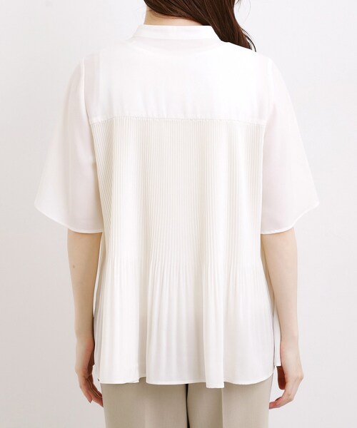 grove(グローブ)の「【体系カバー◎】大人フェミニン消しプリーツブラウス(シャツ/ブラウス・レディース・オフホワイト/ブラック/ブラック系1・01/02/03/04/05)」の11枚目の写真