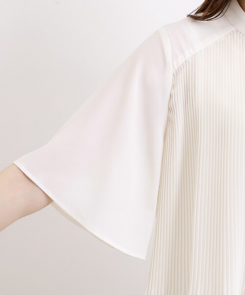 grove(グローブ)の「【体系カバー◎】大人フェミニン消しプリーツブラウス(シャツ/ブラウス・レディース・オフホワイト/ブラック/ブラック系1・01/02/03/04/05)」の13枚目の写真