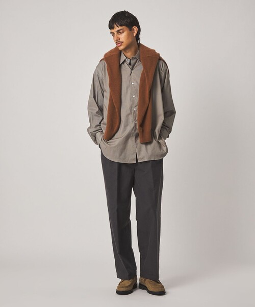 Steven Alan(スティーブンアラン)の「<Steven Alan> ライトモールスキン イン ツープリーツ ドレス トラウザーズ II(スラックス・メンズ・ネイビー/ダークグレー/ナチュラル・S/XL/L/M)」の15枚目の写真