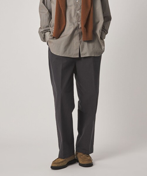 Steven Alan(スティーブンアラン)の「<Steven Alan> ライトモールスキン イン ツープリーツ ドレス トラウザーズ II(スラックス・メンズ・ネイビー/ダークグレー/ナチュラル・S/XL/L/M)」の16枚目の写真