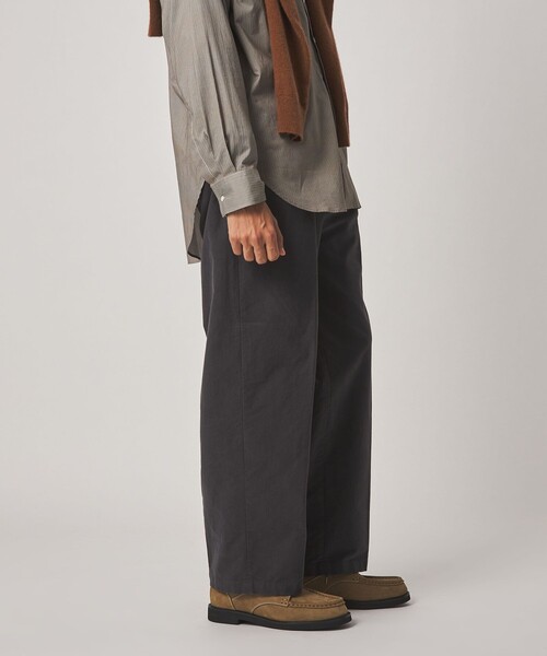 Steven Alan(スティーブンアラン)の「<Steven Alan> ライトモールスキン イン ツープリーツ ドレス トラウザーズ II(スラックス・メンズ・ネイビー/ダークグレー/ナチュラル・S/XL/L/M)」の19枚目の写真