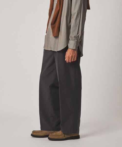 Steven Alan(スティーブンアラン)の「<Steven Alan> ライトモールスキン イン ツープリーツ ドレス トラウザーズ II(スラックス・メンズ・ネイビー/ダークグレー/ナチュラル・S/XL/L/M)」の20枚目の写真
