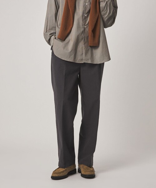 Steven Alan(スティーブンアラン)の「<Steven Alan> ライトモールスキン イン ツープリーツ ドレス トラウザーズ II(スラックス・メンズ・ネイビー/ダークグレー/ナチュラル・S/XL/L/M)」の21枚目の写真