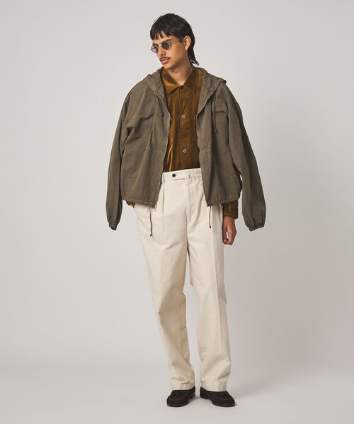 Steven Alan(スティーブンアラン)の「<Steven Alan> ライトモールスキン イン ツープリーツ ドレス トラウザーズ II(スラックス・メンズ・ネイビー/ダークグレー/ナチュラル・S/XL/L/M)」の22枚目の写真