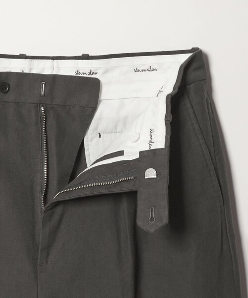 Steven Alan(スティーブンアラン)の「<Steven Alan> ライトモールスキン イン ツープリーツ ドレス トラウザーズ II(スラックス・メンズ・ネイビー/ダークグレー/ナチュラル・S/XL/L/M)」の10枚目の写真