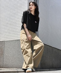 《BEN DAVIS》LADIES WIDE CHINO PANTS/ベンデイビス レディース ワイドチノパン