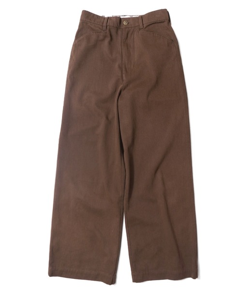 BEN DAVIS(ベンデイビス)の「《BEN DAVIS》LADIES WIDE CHINO PANTS/ベンデイビス レディース ワイドチノパン(チノパンツ・レディース・ブラック/ベージュ/ブラウン/オリーブ・SMALL/MEDIUM)」の11枚目の写真