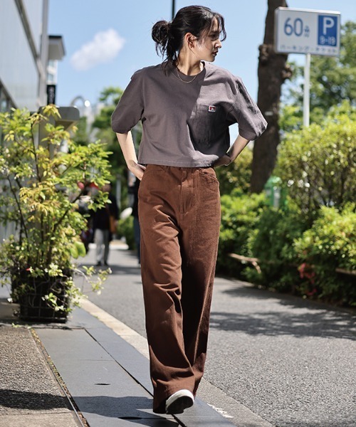 BEN DAVIS(ベンデイビス)の「《BEN DAVIS》LADIES WIDE CHINO PANTS/ベンデイビス レディース ワイドチノパン(チノパンツ・レディース・ブラック/ベージュ/ブラウン/オリーブ・SMALL/MEDIUM)」の6枚目の写真
