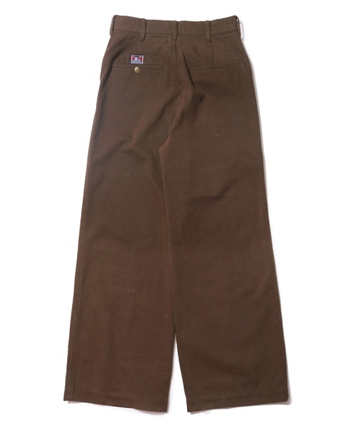 BEN DAVIS(ベンデイビス)の「《BEN DAVIS》LADIES WIDE CHINO PANTS/ベンデイビス レディース ワイドチノパン(チノパンツ・レディース・ブラック/ベージュ/ブラウン/オリーブ・SMALL/MEDIUM)」の8枚目の写真