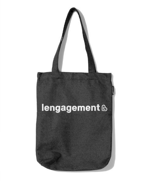 LENGAGEMENT（ランガージュマン）の「ストーリーロゴデニムエコバッグ[ブラック]（エコバッグ/サブバッグ・レディース・その他・FREE）」の6枚目の写真