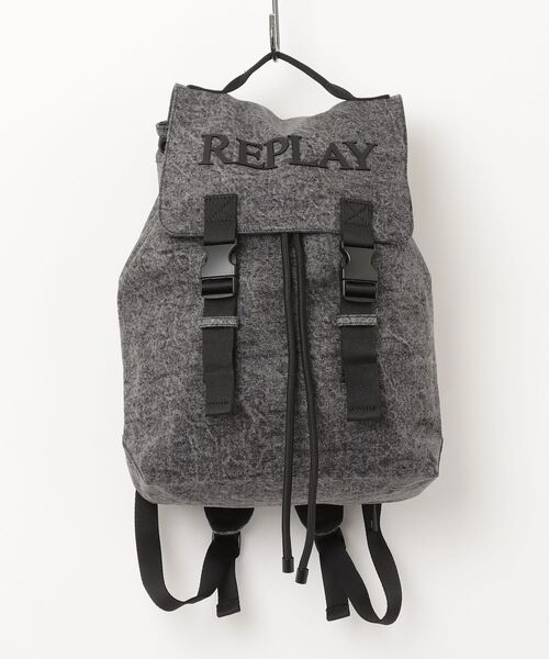 REPLAY(リプレイ)の「デニムバックパック(バックパック/リュック・メンズ・ブラック・ONESIZE)」の1枚目の写真