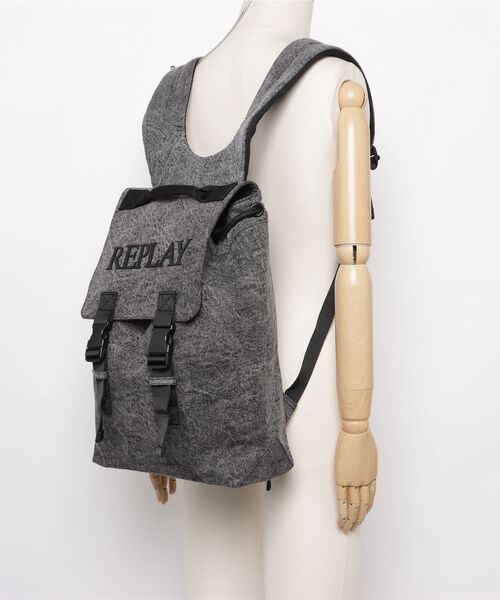 REPLAY(リプレイ)の「デニムバックパック(バックパック/リュック・メンズ・ブラック・ONESIZE)」の5枚目の写真