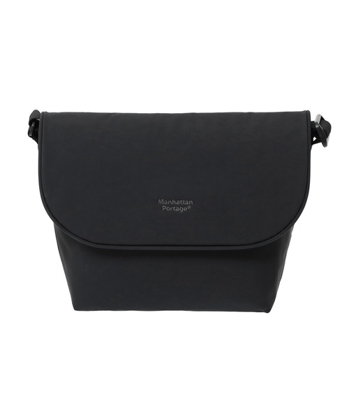 Manhattan Portage(マンハッタンポーテージ)の「NYLON MESSENGER BAG JR (SM) BP W/DIV MGNT TUSSAH PVC NEUES(メッセンジャーバッグ・メンズ・ブラック・SMALL)」の9枚目の写真