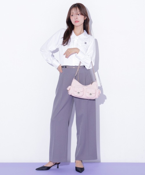JILL by JILL STUART(ジルバイジルスチュアート)の「スカラップ襟ブラウス(シャツ/ブラウス・レディース・ベージュ系その他/ホワイト・FREE)」の5枚目の写真
