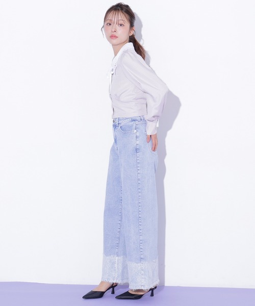 JILL by JILL STUART(ジルバイジルスチュアート)の「スカラップ襟ブラウス(シャツ/ブラウス・レディース・ベージュ系その他/ホワイト・FREE)」の22枚目の写真