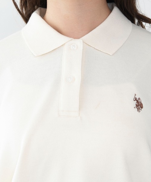 U.S. POLO ASSN.(ユーエスポロアッスン)の「∴WEGO/【26年秋冬新作】別注U.S.POLO ASSN.ポロスウェット(スウェット・レディース・ブラウン/チャコールグレー/アイボリー・FREE)」の22枚目の写真