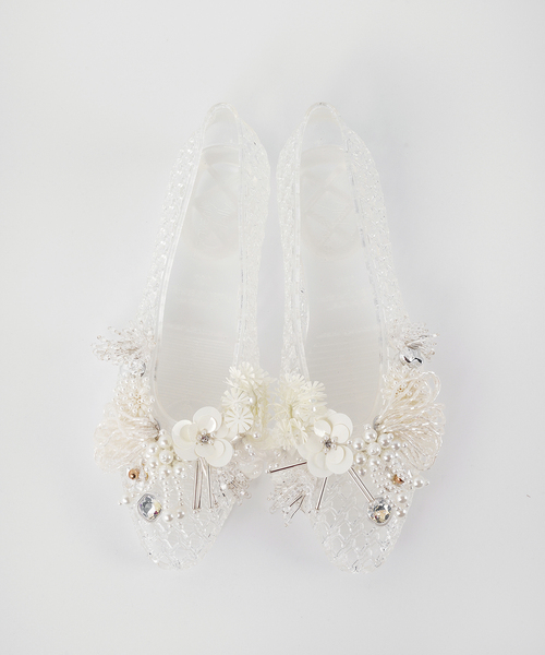 EDIT. FOR LULU（エディットフォールル）の「【HEAVENLY JELLY / ヘブンリージェリー】 GLAM（その他シューズ・レディース・シルバー/その他/ベージュ・37/36）」の3枚目の写真